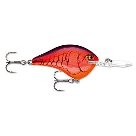 Rapala Dt 08, Balsa, 2 38 Oz, Running Depth 8', Vmc 5 Trebles, Demon DT08DMN
